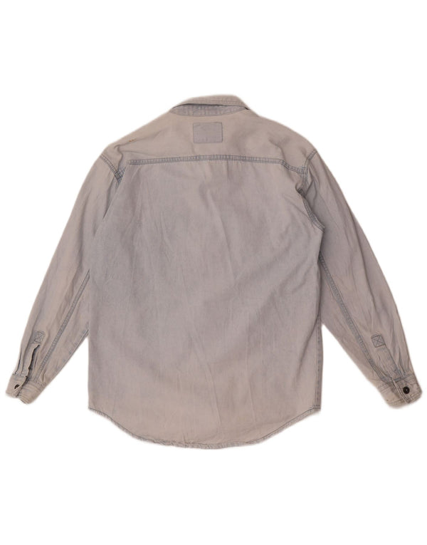 Levi's Mens Denim Shirt Small Blue Cotton