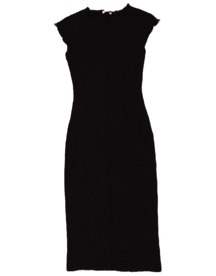 Zara Mujer Vestido Tubo Reino Unido 8 Pequeño Negro