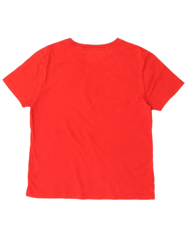 Tommy Hilfiger Camiseta gráfica para hombre Top XL Algodón rojo