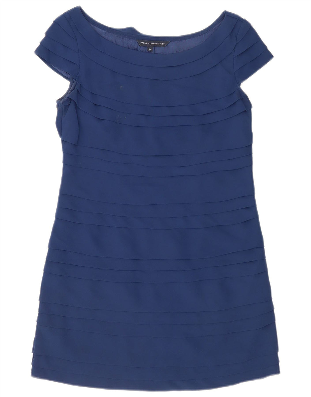 French Connection Vestido tubo para mujer UK 40 Pequeño Poliéster azul
