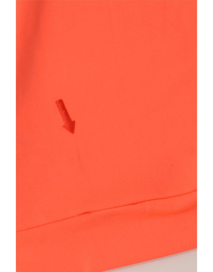 Nike Dri Fit Graphic Jersey Chándal para Mujer UK 10 Small Naranja