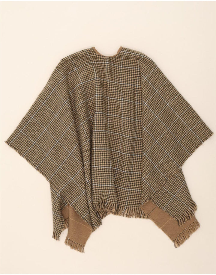 Capa Reversible De Cuadros Beige Talla única Mujer