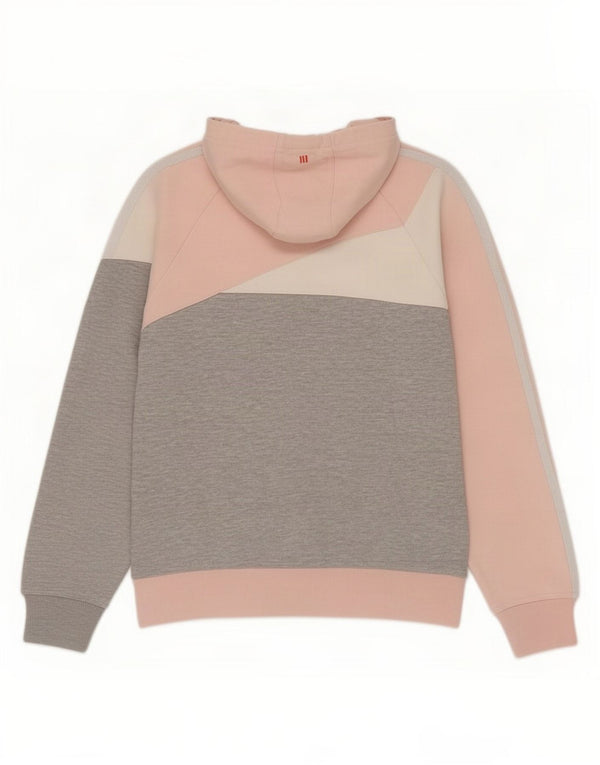 Adidas - Sudadera con capucha para mujer, talla 40, color gris medio, algodón