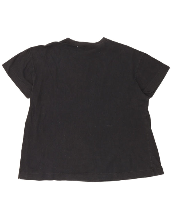 NIKE Camiseta gráfica extragrande para mujer UK 10 Small Black