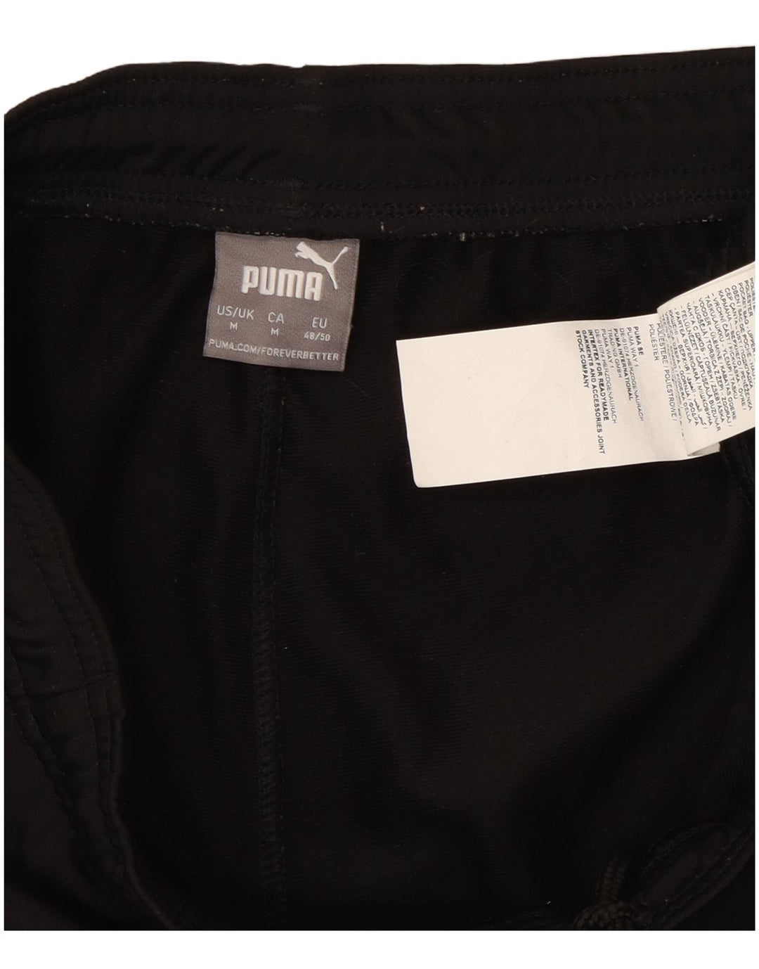 Pantalones de chándal PUMA para hombre Poliéster negro mediano