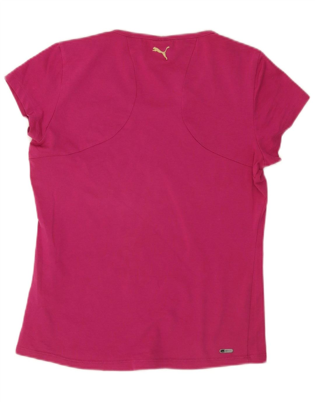 Puma Camiseta gráfica para mujer Top UK 12 Medium Pink