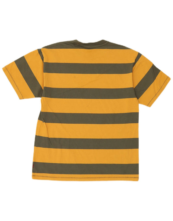 Levi's Hombre Vintage Fit Camiseta Top Pequeño De Algodón A Rayas Amarillas