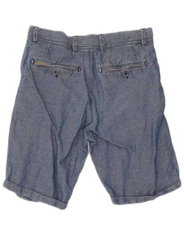 Refrigiwear Pantalones cortos chinos regulares para mujer W30 Algodón azul medio