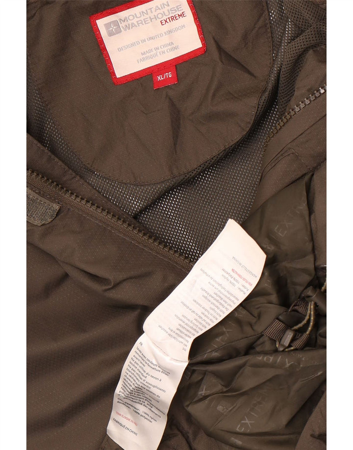 Chaqueta impermeable para hombre Mountain Warehouse UK 42 XL Nylon caqui