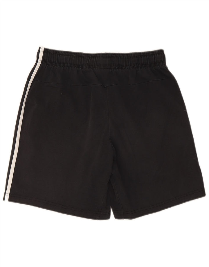 Adidas - Pantalones cortos deportivos para hombre, algodón negro mediano