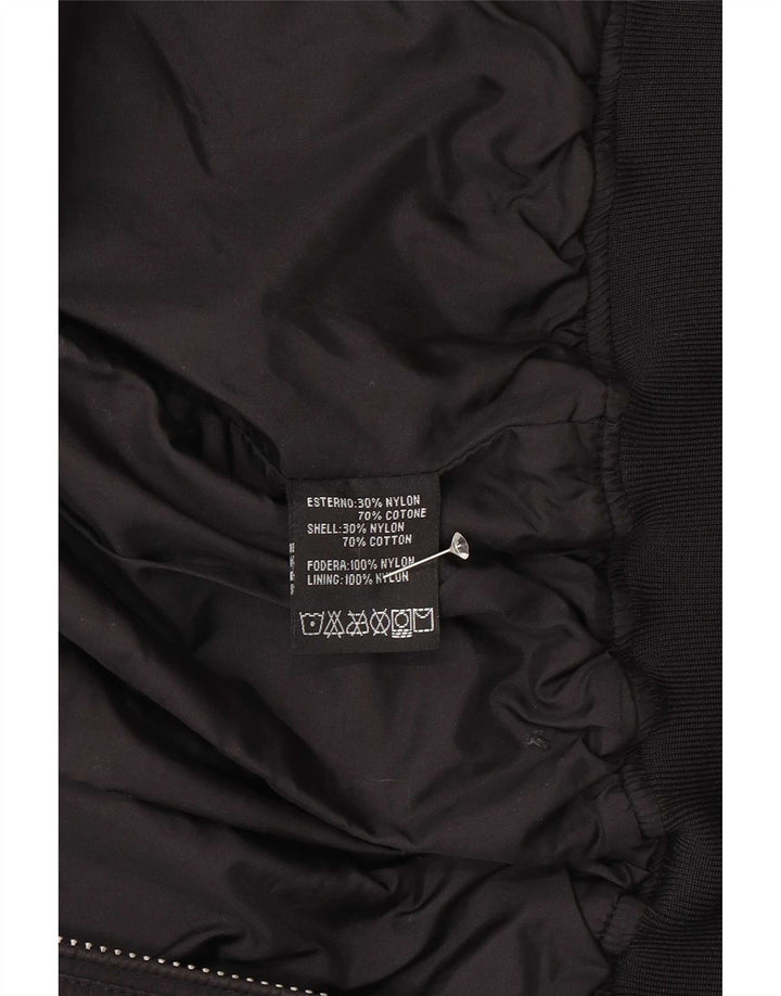 Refrigue Cazadora bomber para niño 13-14 años Nylon negro