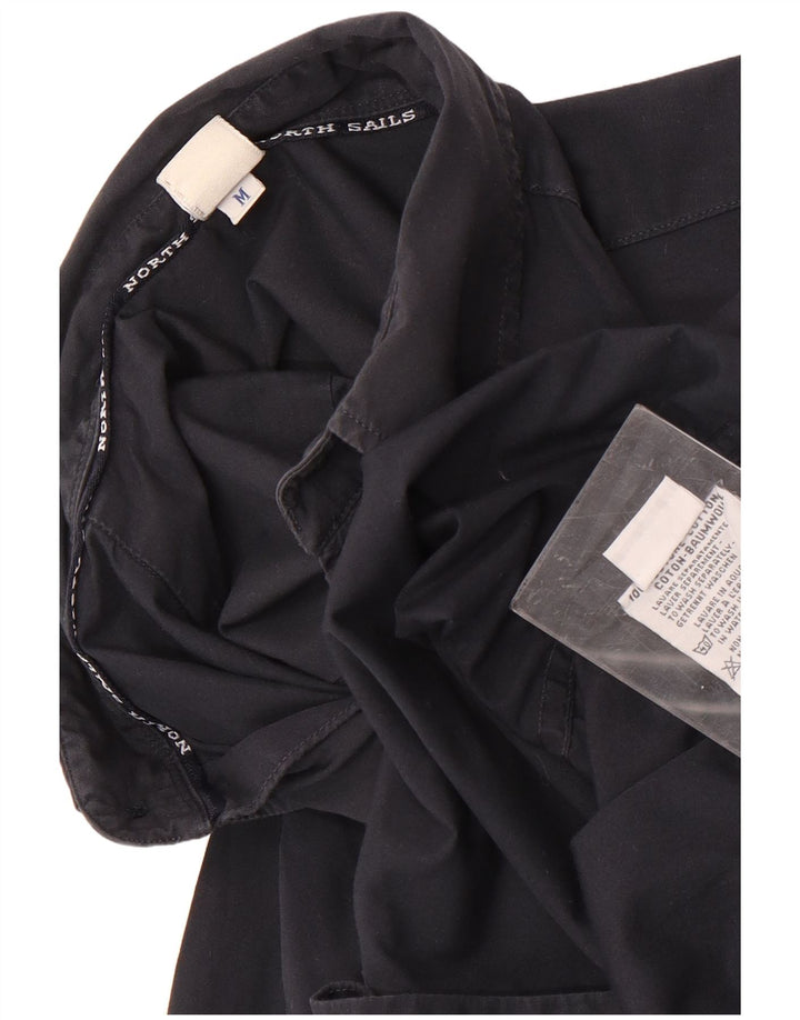 Camisa North Sails Hombre Mediana Algodón Negro