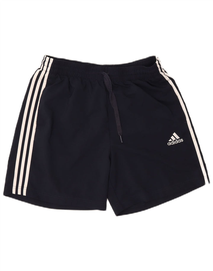 ADIDAS Pantalones cortos deportivos Primegreen para hombre Poliéster azul marino grande