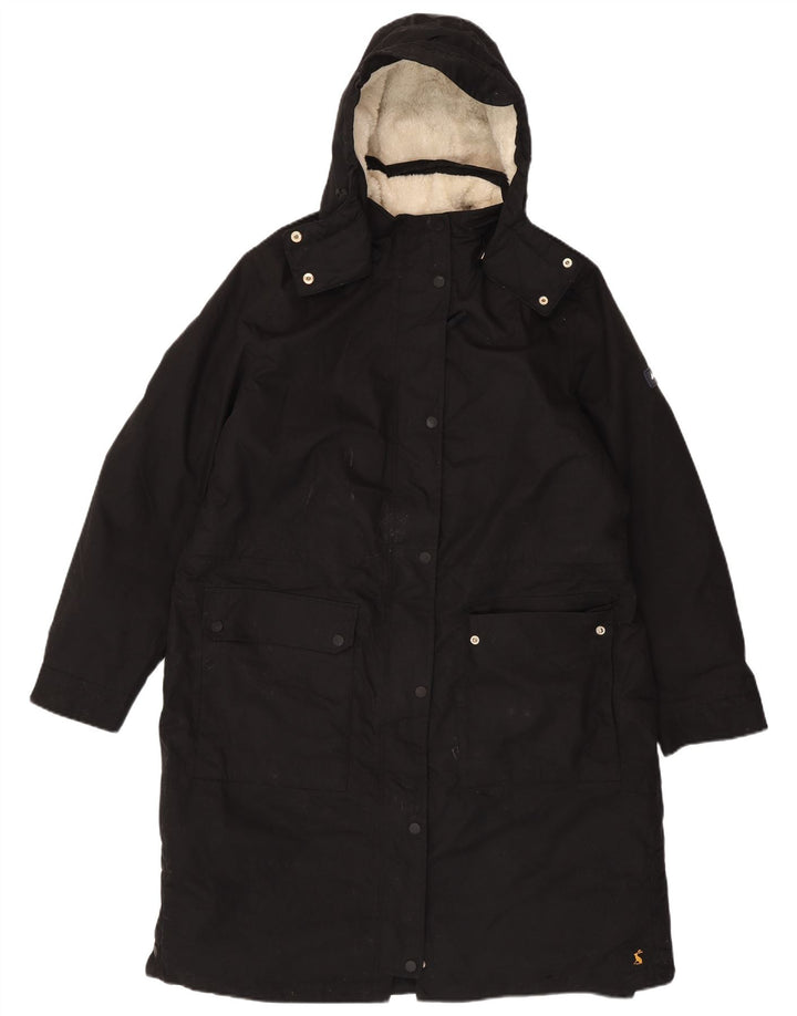 Parka con capucha para mujer Joules UK 40 XL Poliéster negro