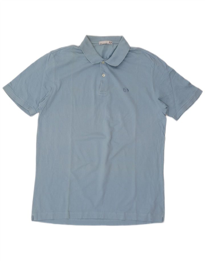 SERGIO TACCHINI Polo Milano para hombre IT 56 2XL Algodón azul