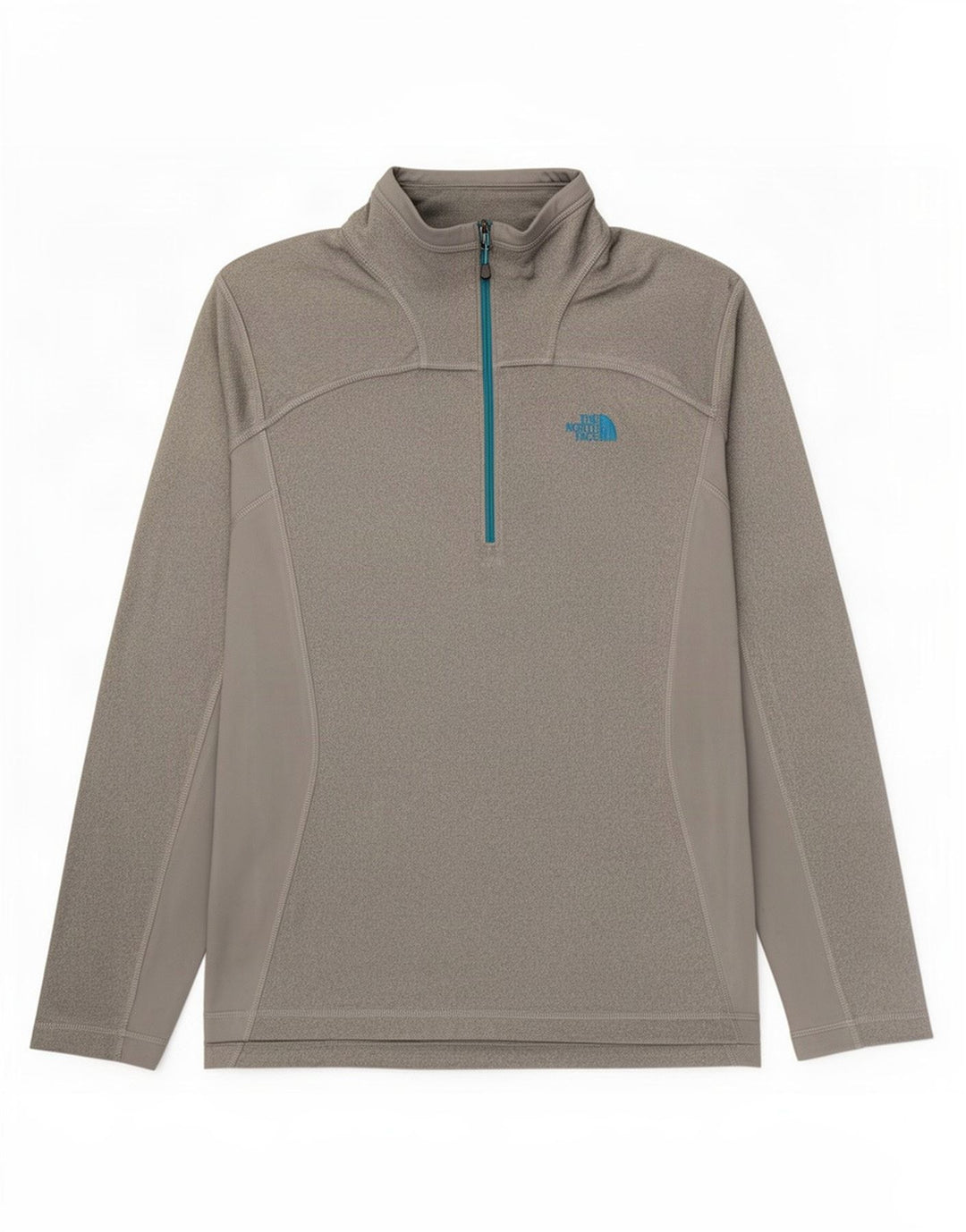 The North Face Jersey De Chándal Con Cremallera Y Cuello Para Hombre Gris Medio Moteado
