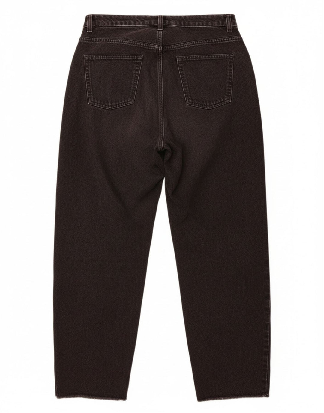 Zara Jeans Cortos De Cintura Alta Para Mujer EU 40 Medium W30 L25 Negro