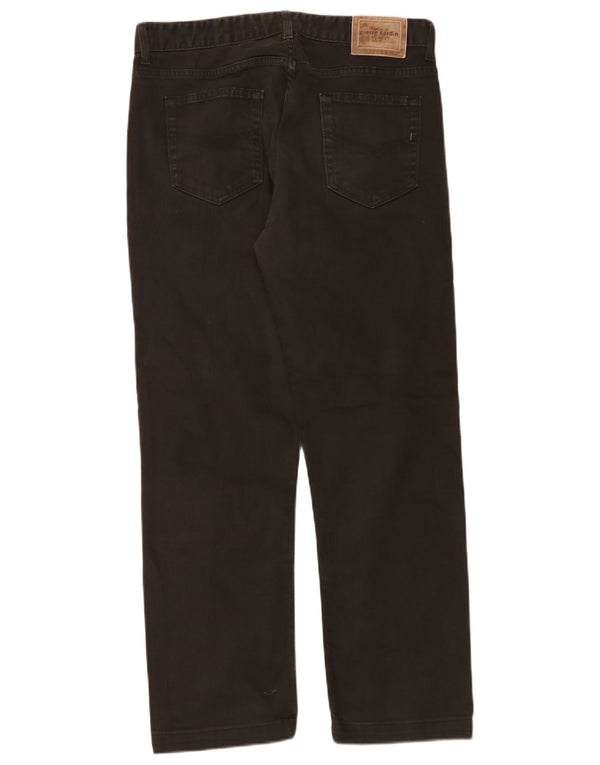 Pierre Cardin Jeans rectos para hombre IT 46 Small W34 L30 Algodón marrón