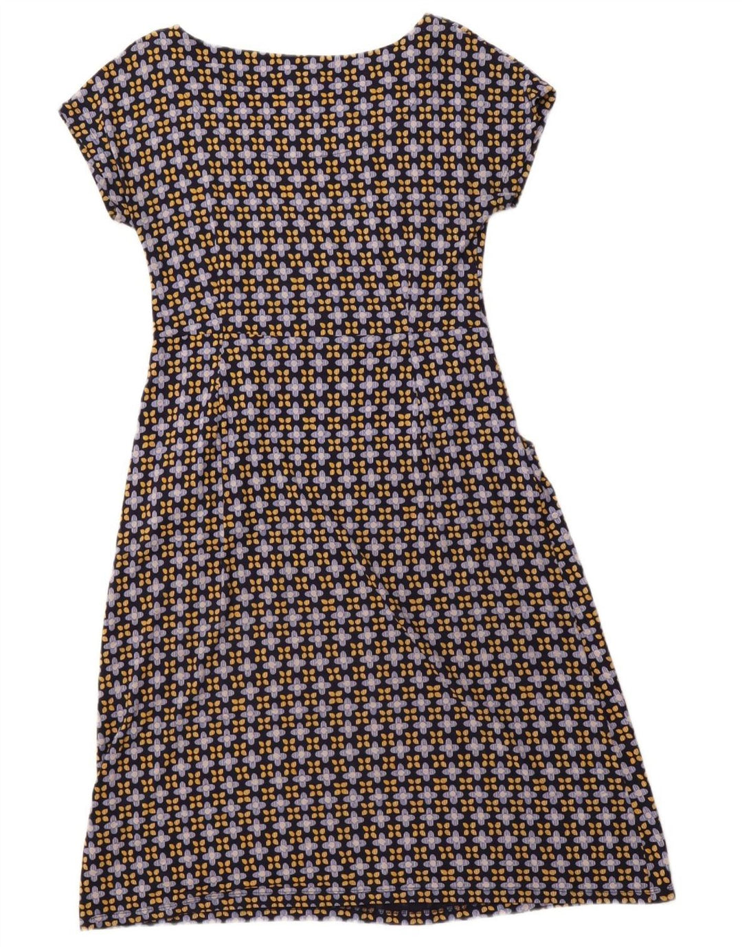 WHITE STUFF Vestido acampanado para mujer UK 40 Medio Viscosa azul marino floral