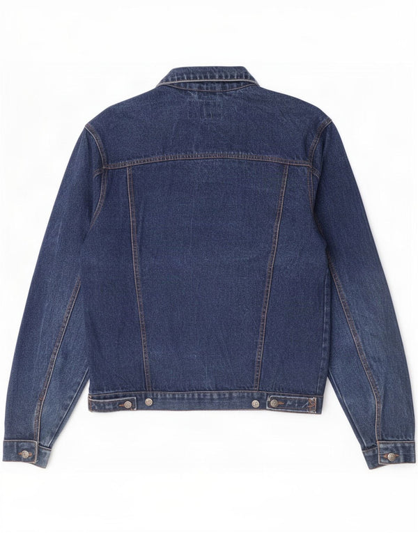 Chaqueta vaquera vintage para hombre UK 38 Algodón azul marino mediano