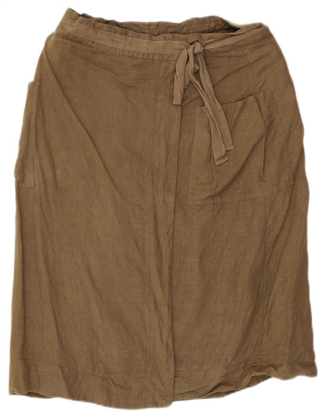 Sasha Falda Cargo para Mujer UK 12 Medium W29 Caqui Lino