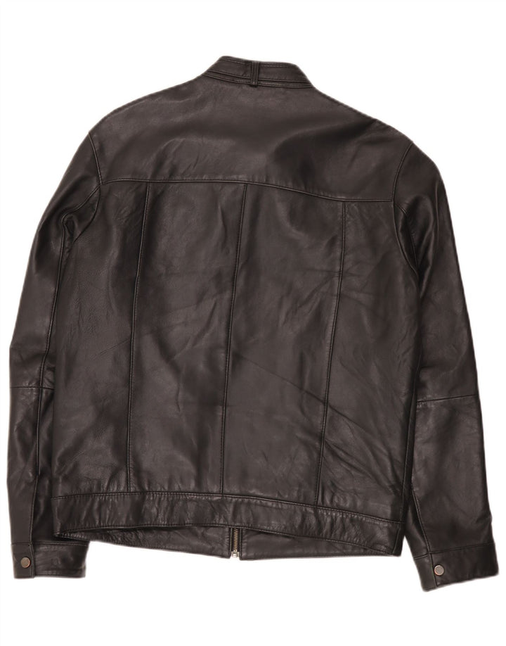 Bata Chaqueta de cuero para hombre UK 42 XL Negro