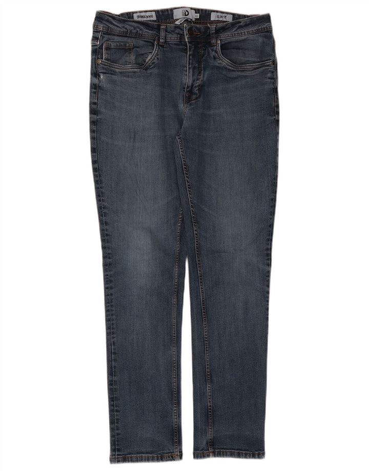 Dack's Jeans ajustados para hombre IT 52 XL W36 L30 Algodón azul