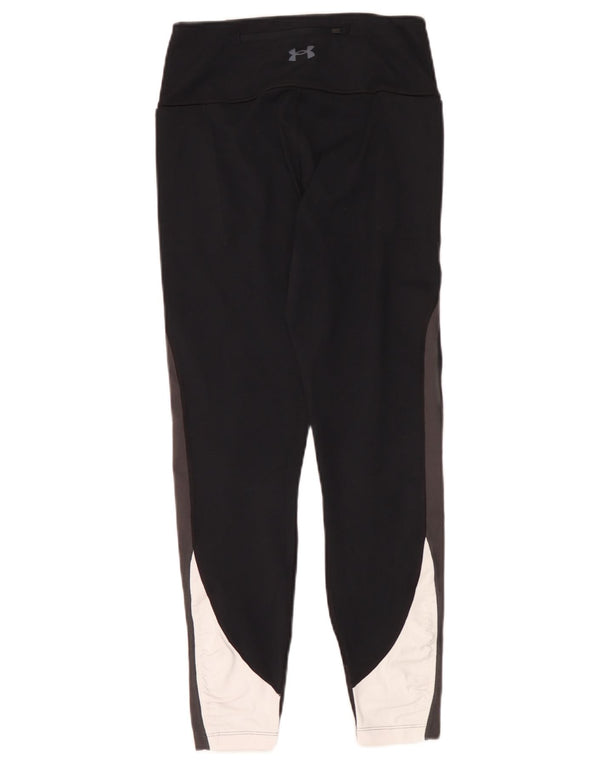 Under Armour Leggings para mujer UK 10 Small Negro Colorblock Poliéster
