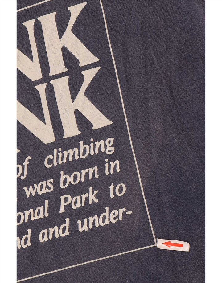 Think Pink Camiseta sin mangas estampada para hombre pequeña Algodón azul marino