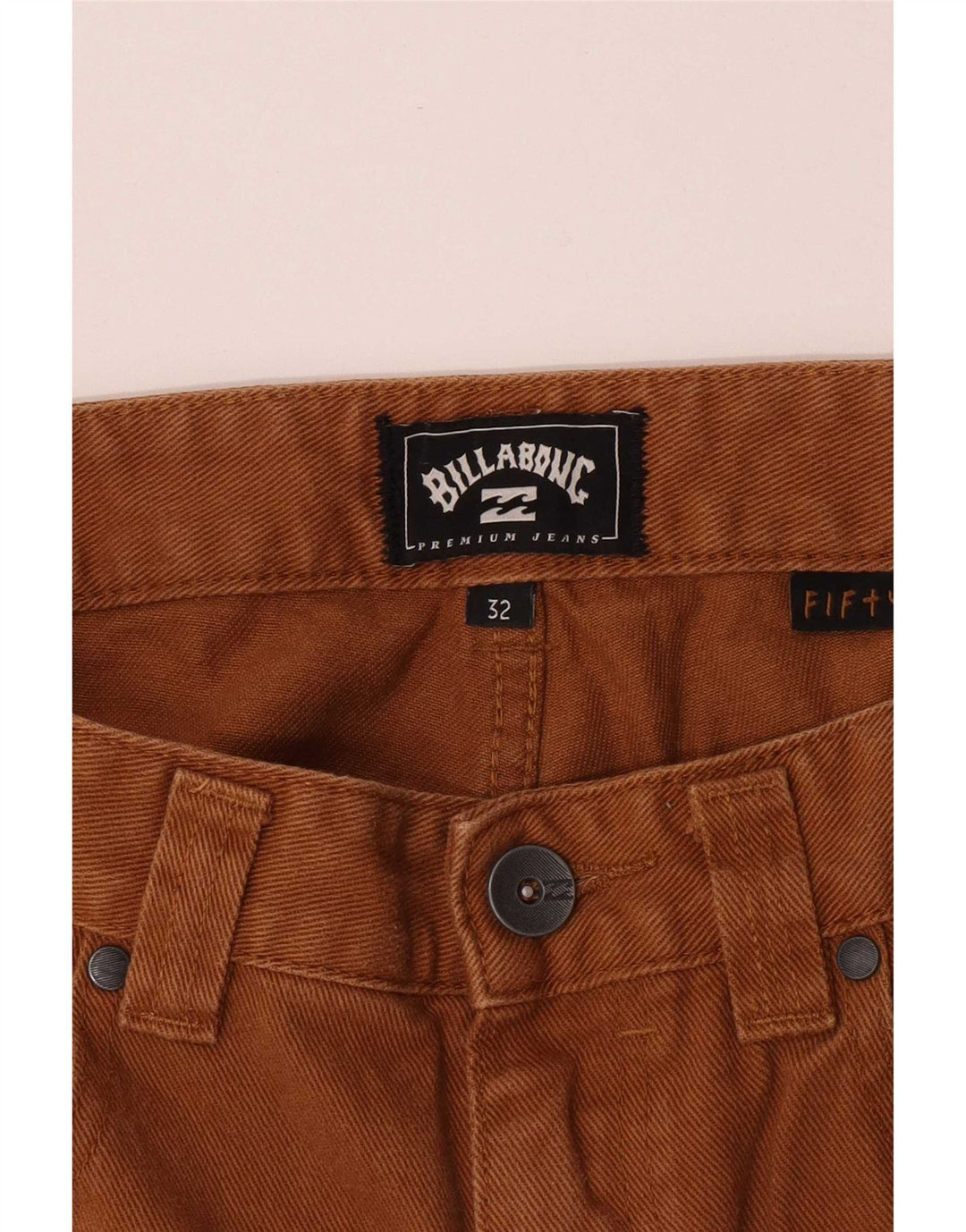 Vaqueros rectos regulares Billabong para hombre W32 L31 Algodón marrón