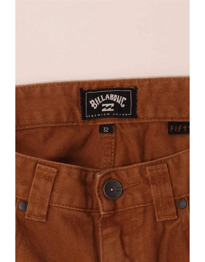 Vaqueros rectos regulares Billabong para hombre W32 L31 Algodón marrón