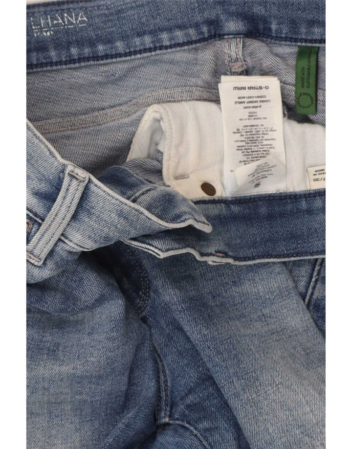Vaqueros ajustados G-Star Mujer W27 L26 Algodón azul