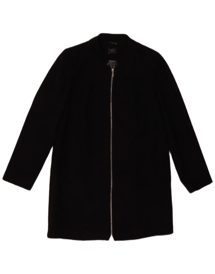Marks & Spencer Abrigo para mujer UK 40 Mediano Poliéster negro