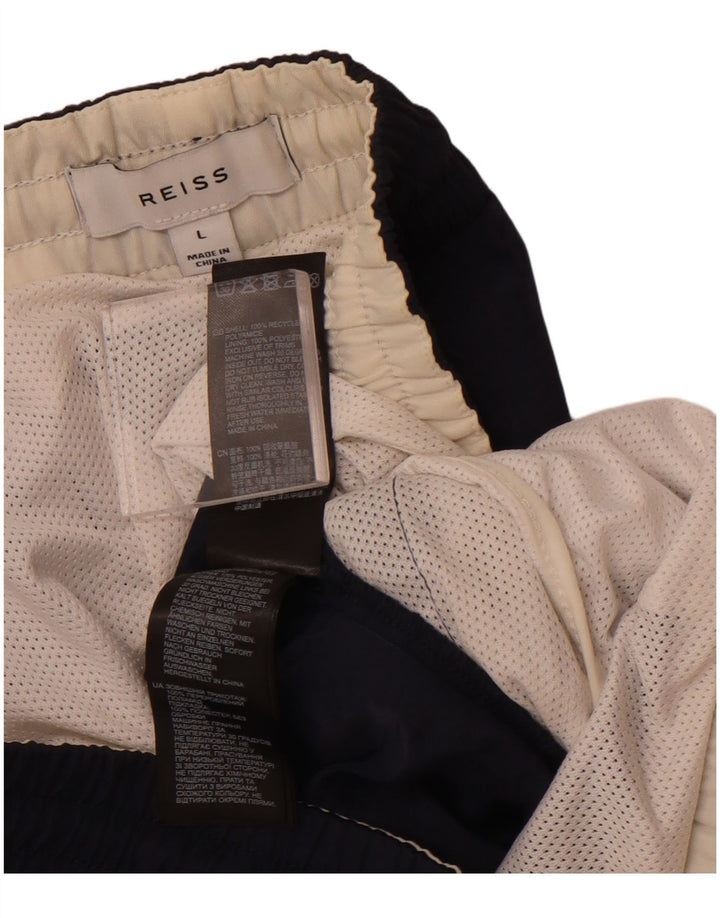 REISS Bañador para Mujer UK 40 Large Azul Marino Poliamida