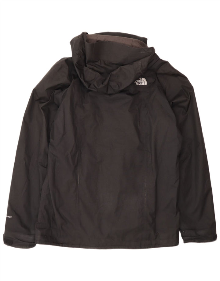 The North Face Chaqueta cortavientos con capucha para hombre UK 38 Mediano Negro Poliéster