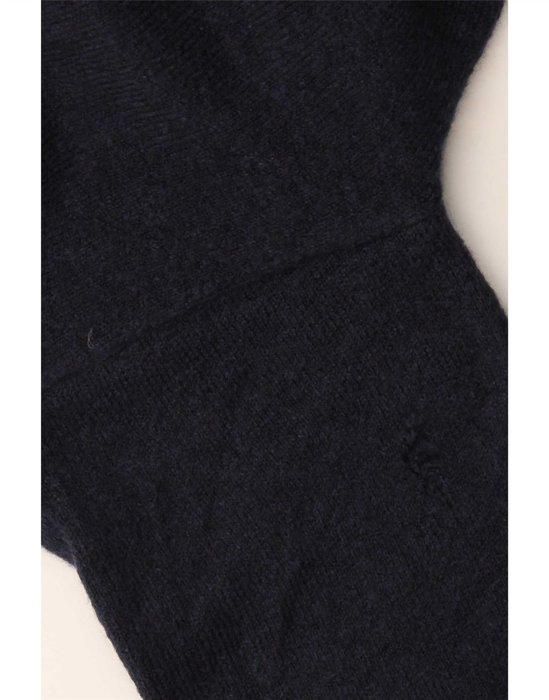 Zara Mujer Oversize Roll Neck Jumper Sweater UK 10 Small Azul Marino