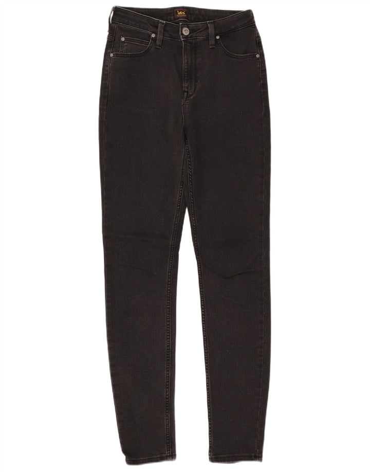 LEE Jeans Scarlett Altos Ajustados para Mujer W28 L33 Algodón Negro