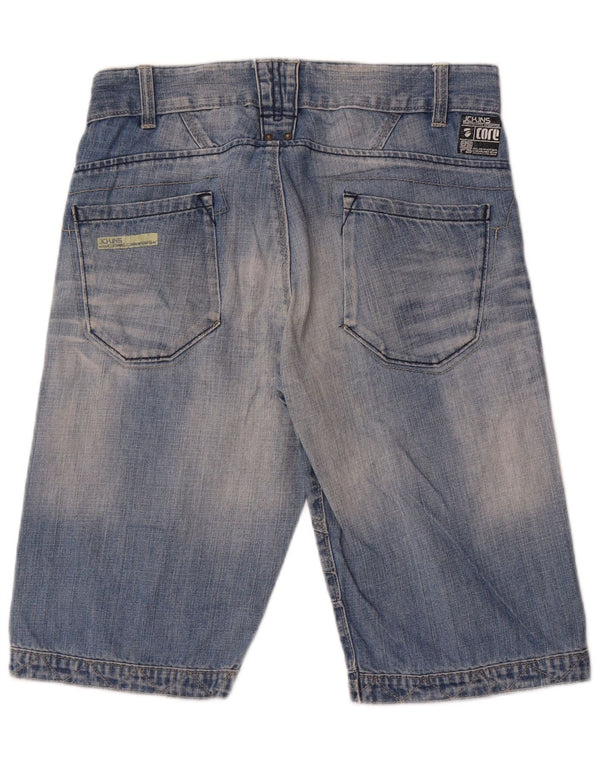 Jack & Jones Mens Shorts De Mezclilla Medio W32 Algodón Azul