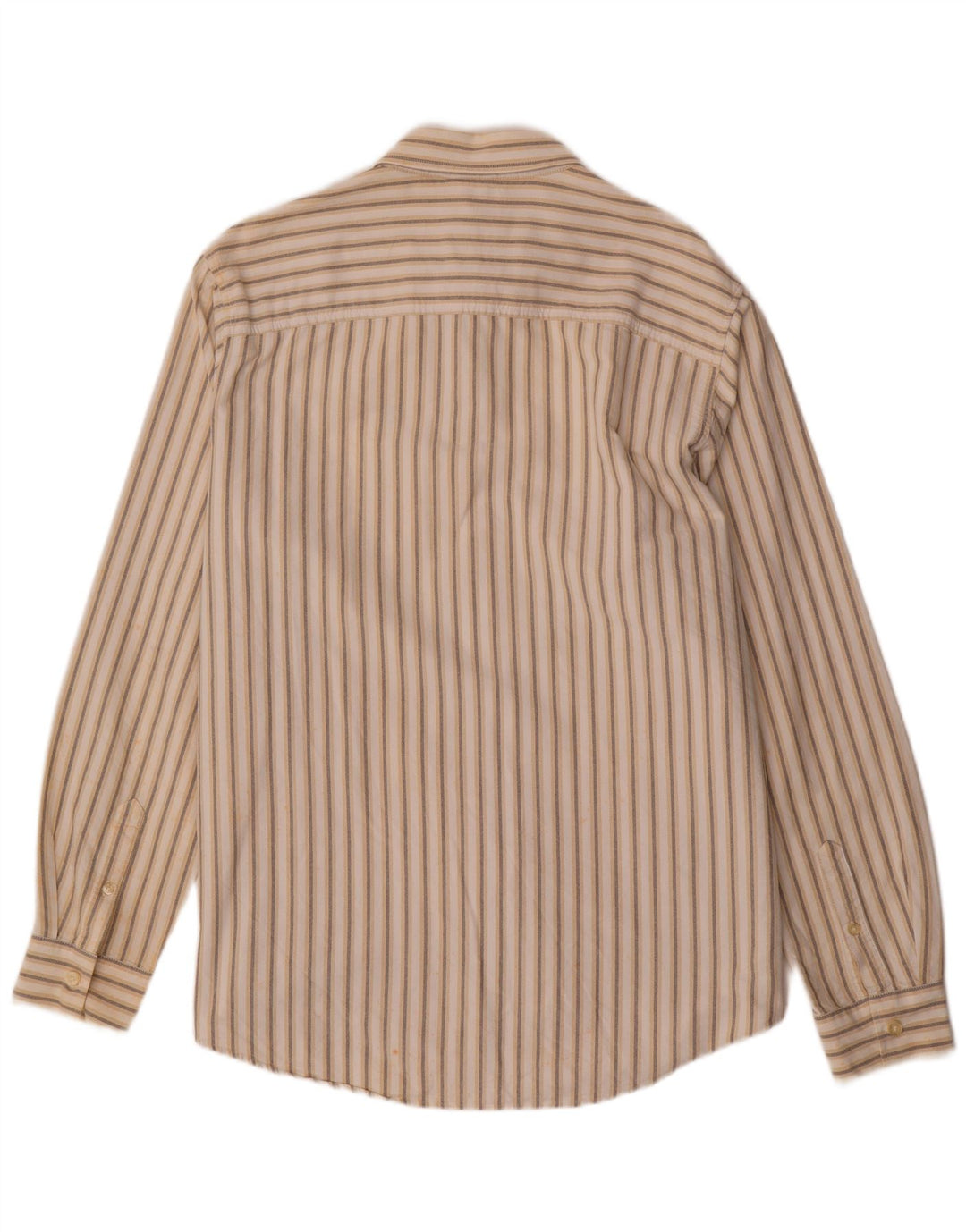 TIMBERLAND Camisa Hombre 2XL Algodón Rayas Beige