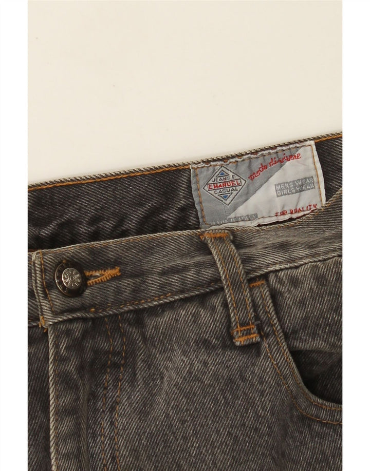 VINTAGE Vaqueros cónicos para mujer W32 L30 Gris