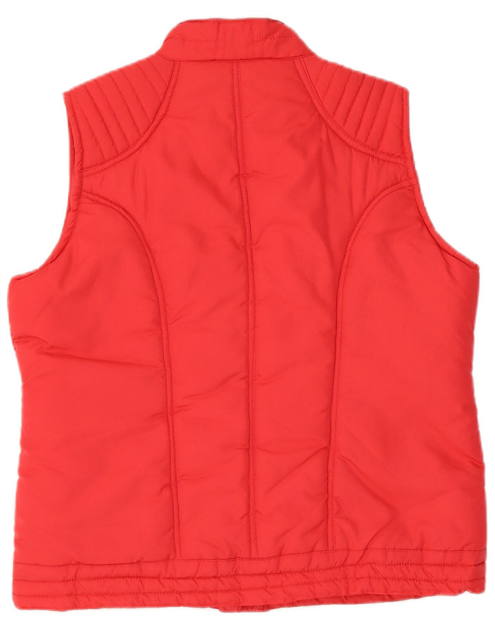 Paco Chaleco Acolchado Para Mujer UK 46 Grande Poliéster Rojo