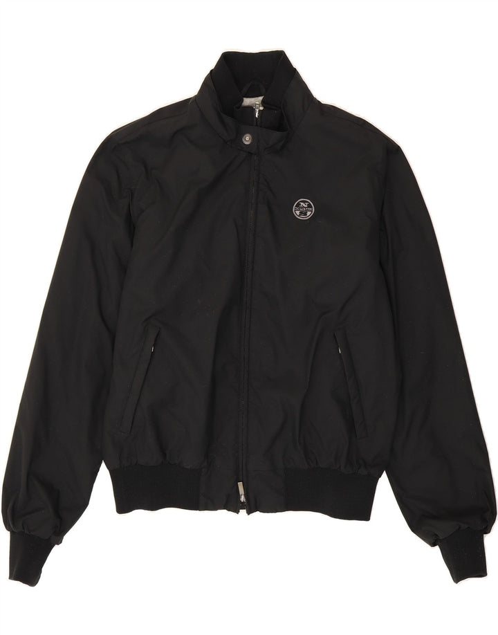 NORTH SAILS Womens Bomber Jacket UK 20 2XL Black Polyamide Vintage North Sails and Second-Hand North Sails from Messina Hembry 