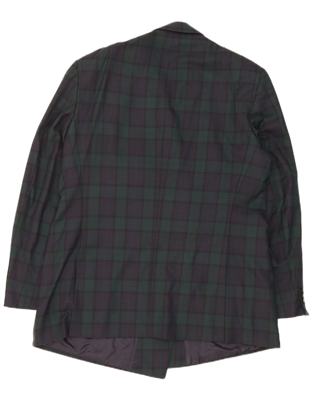 Vittorio Veneto Chaqueta Blazer para Mujer UK 40 XL Azul Marino Cuadros
