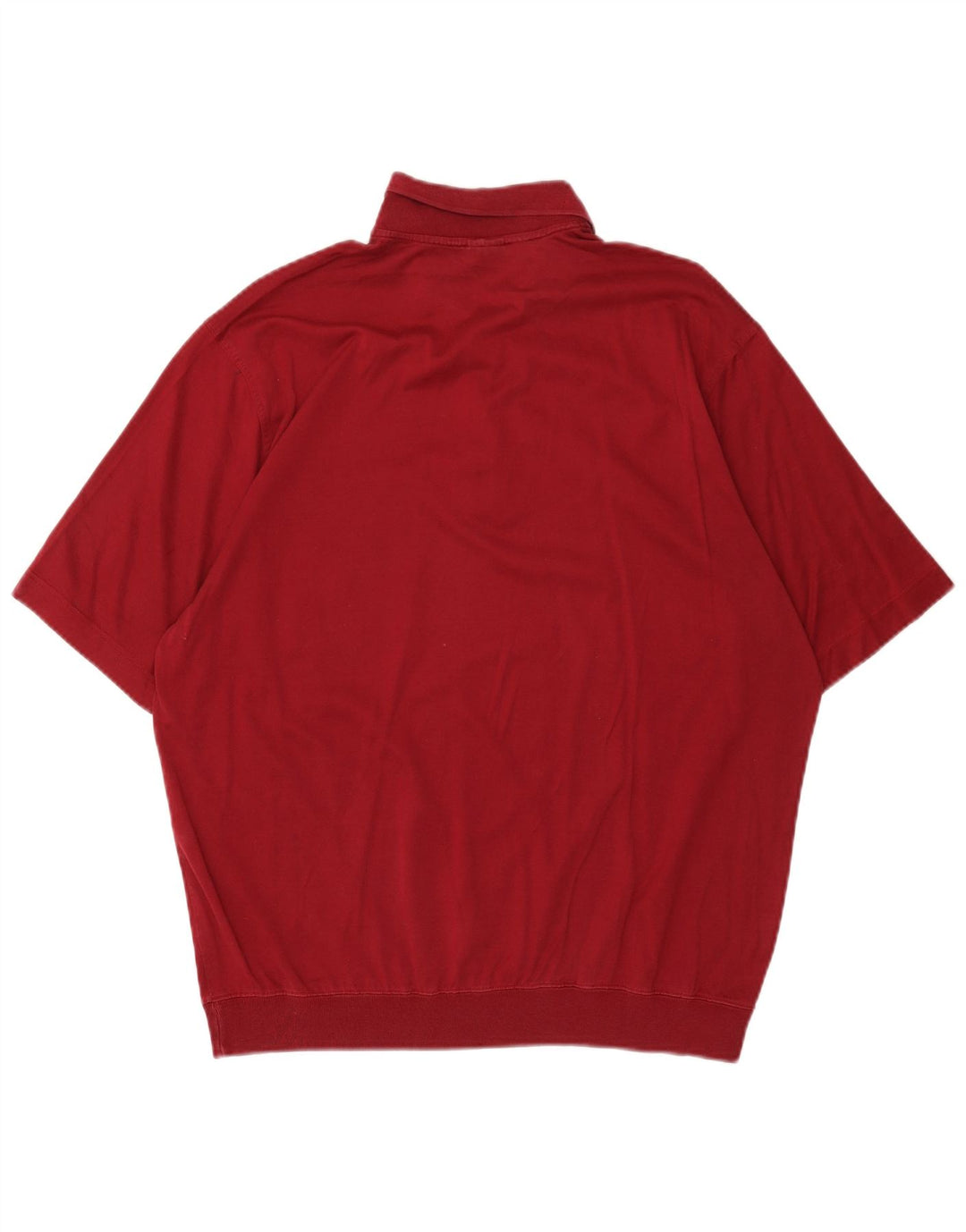 PAUL & SHARK Polo náutico para hombre, talla grande, color burdeos