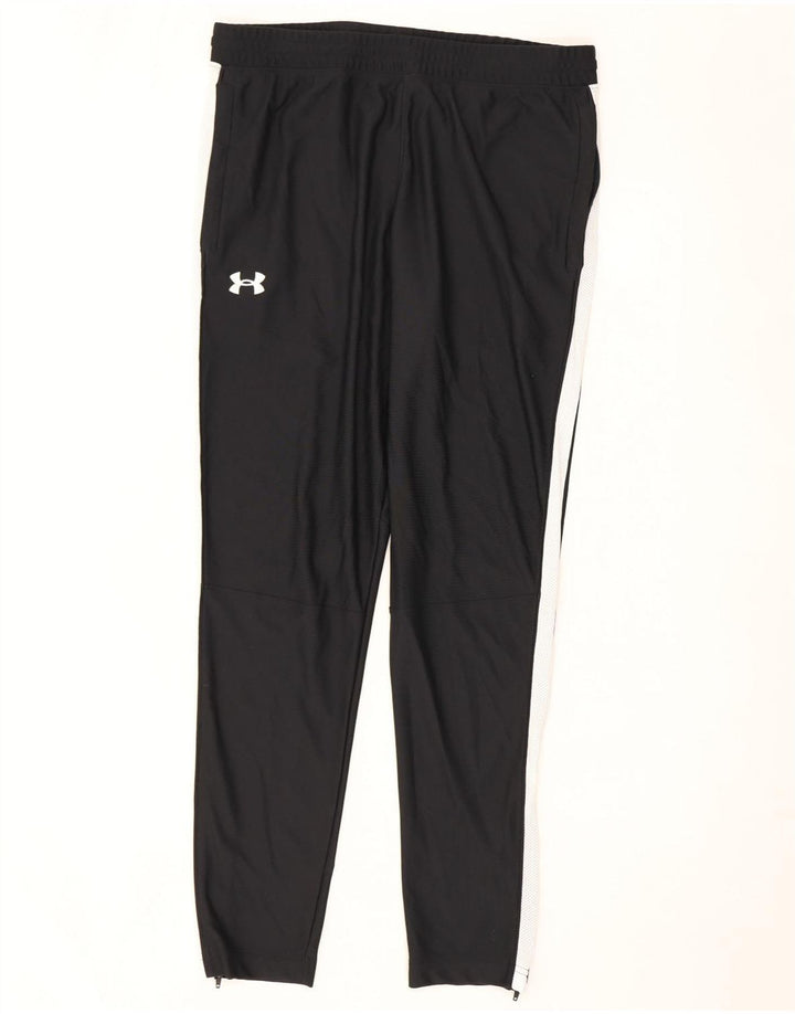 Under Armour Pantalones de chándal para hombre, color negro, talla grande