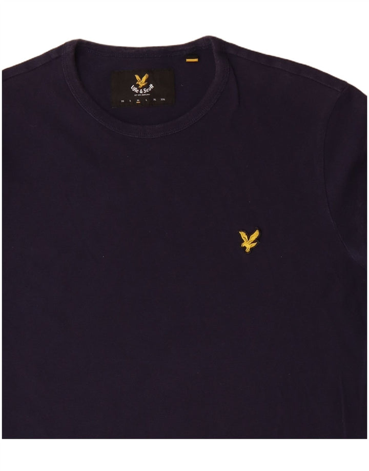 Camiseta Lyle & Scott Hombre Top Medium Azul Marino Algodón