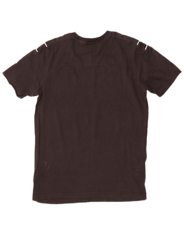 Puma - Camiseta para hombre, talla pequeña, algodón negro