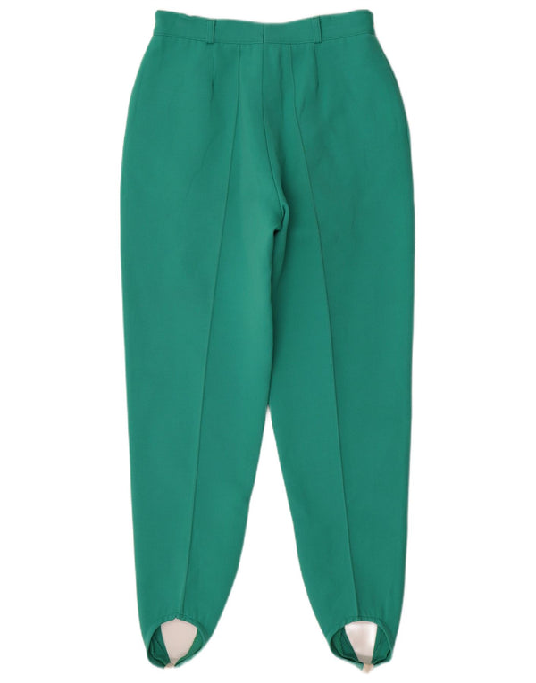 Belfe & Belfe Pantalones de cintura alta para mujer UK 14 Medium W26 L31 Turquesa