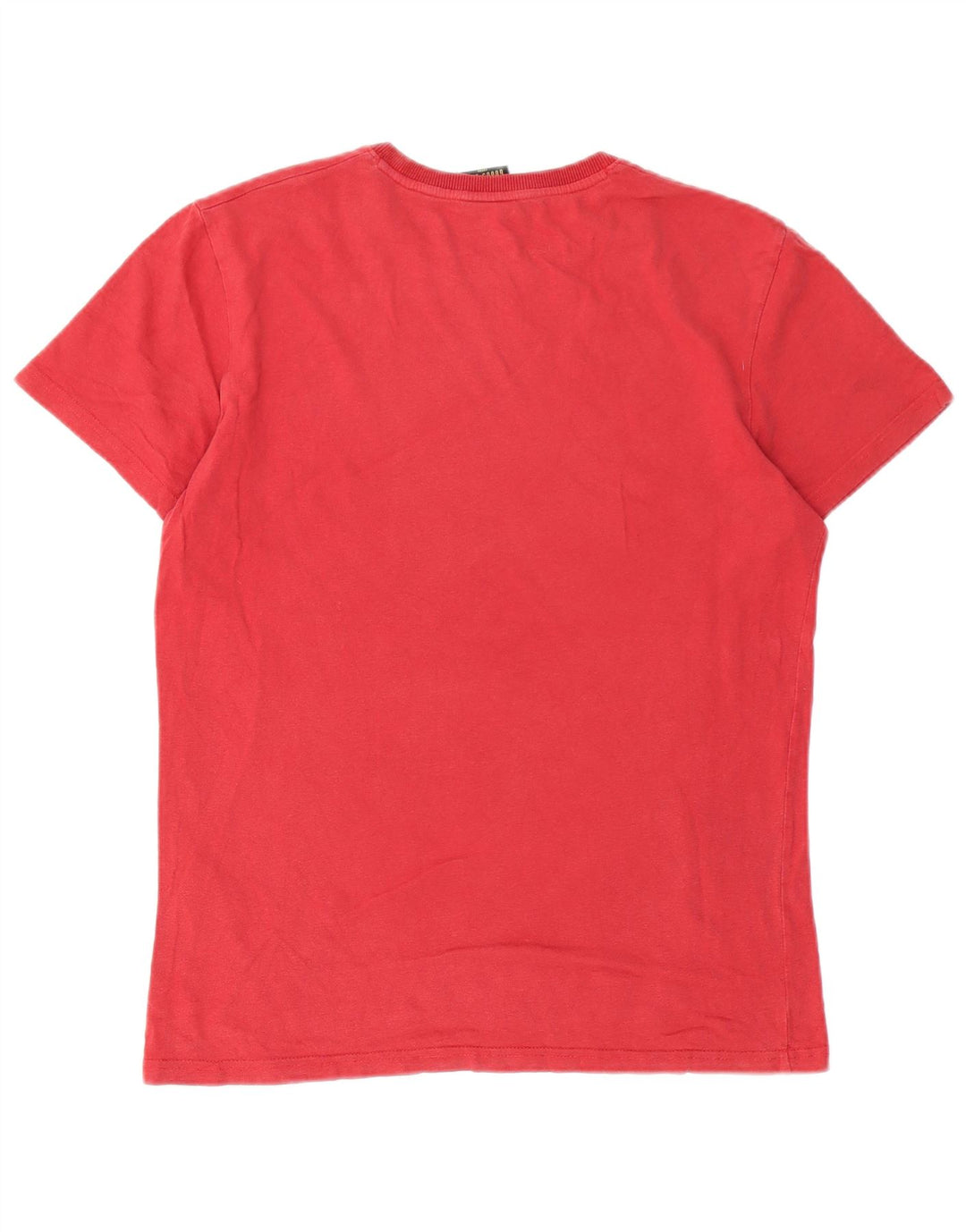 SUPERDRY Camiseta gráfica para hombre Top grande de algodón rojo