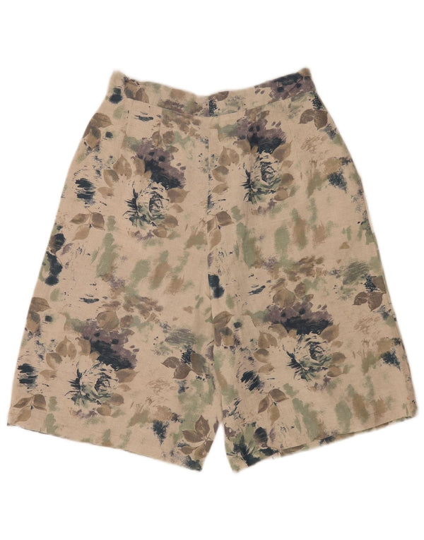Bermudas vintage de cintura alta para mujer IT 42 Medium W25 Multicolor